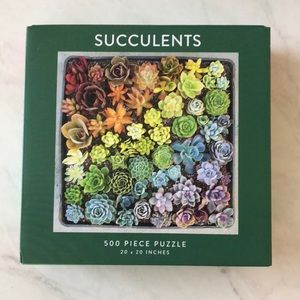 Galison Succulents 500 pc Puzzle